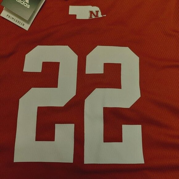 Adidas NCAA Nebraska Cornhuskers Swingman Basketball Jersey #22 Mens Size M Red - Picture 8 of 9